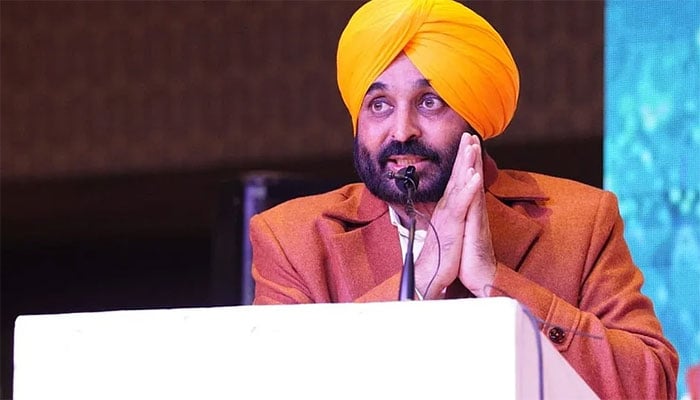 وزیراعلیٰ  بھگونت مان : فائل فوٹو