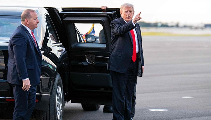 امریکی صدر ڈونلڈ ٹرمپ : فوٹو اے ایف پی