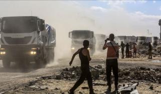 اسرائیل غزہ میں امداد کے صرف ایک حصے کی ترسیل کی اجازت دے رہا ہے: اقوامِ متحدہ