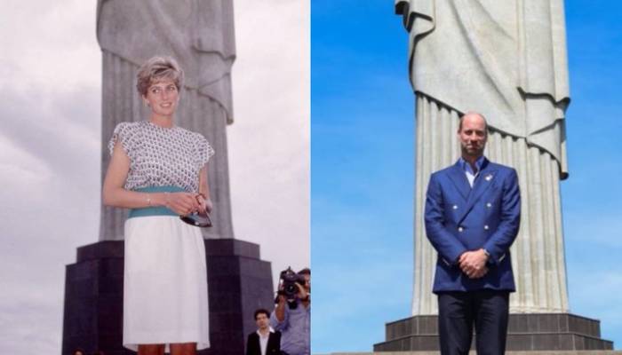 Prince William shares emotional message after recreating Dianas iconic pic