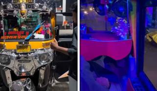 بھارت: رکشہ میں لگژری تبدیلیاں، دیکھنے والے حیران