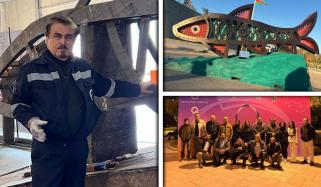 آذربائیجان میں جمال شاہ کے فن پارے کی شاندار پذیرائی