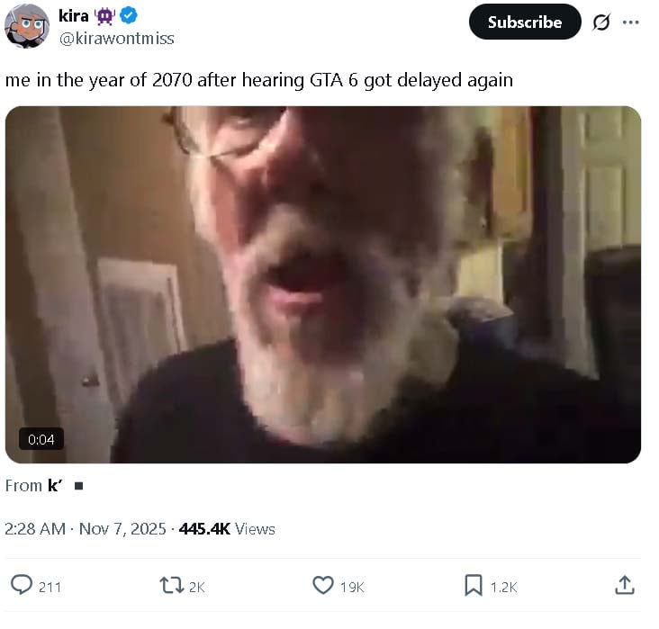 GTA 6 delayed once again: Players turn frustration into comedy