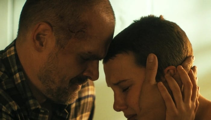 David Harbour shares rare insight on filming Stranger Things with Millie Bobby Brown