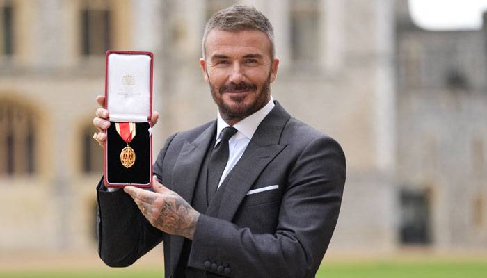 David Beckham pays tribute to Armed Forces on Remembrance Sunday