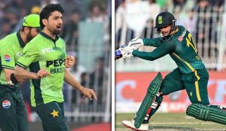 ابرار احمد اور کوئنٹن ڈی کاک کا شاندار کارنامہ