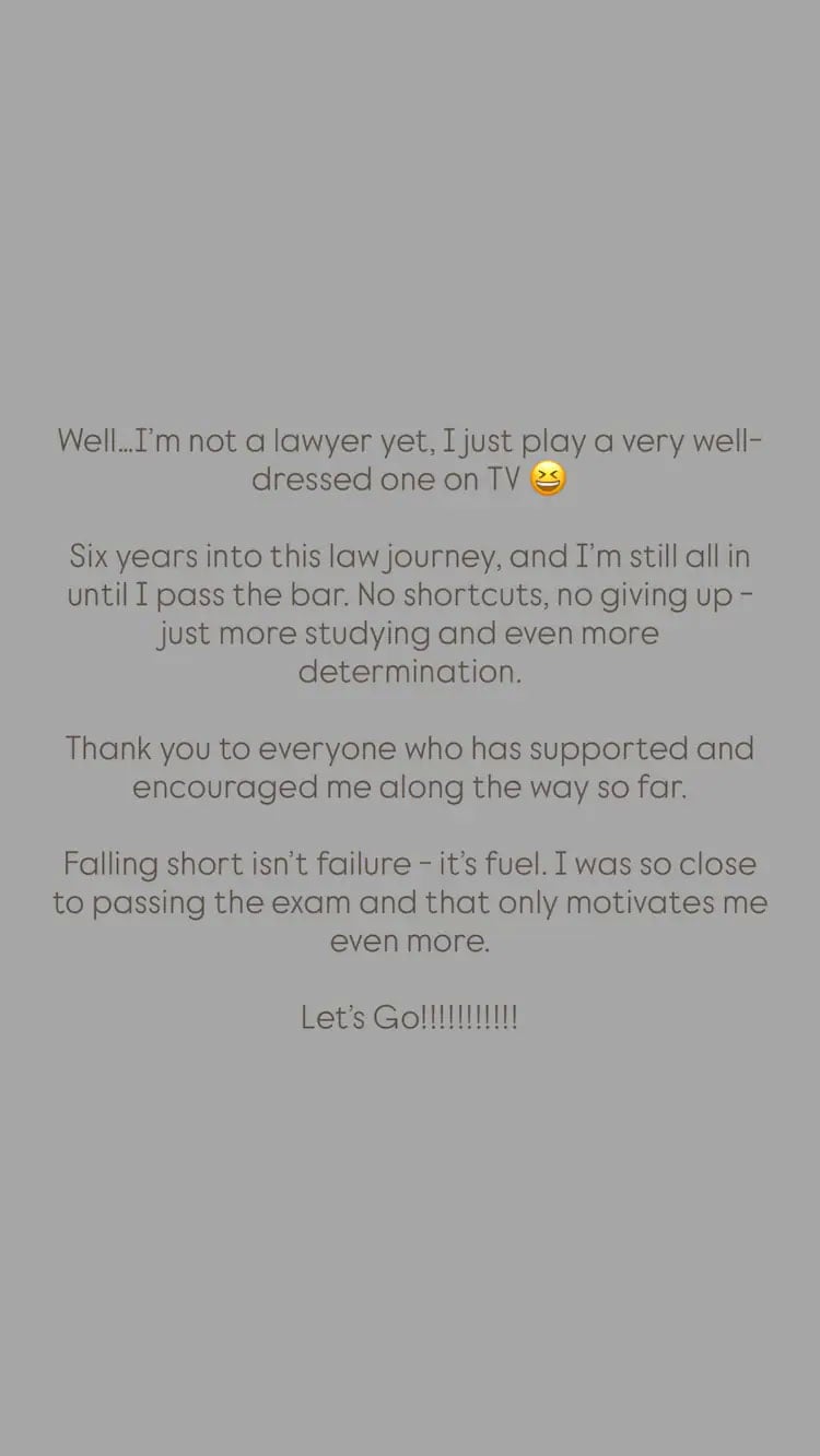 کِم کارڈیشیئن کا وکیل بننے کا خواب، خواب ہی رہ گیا