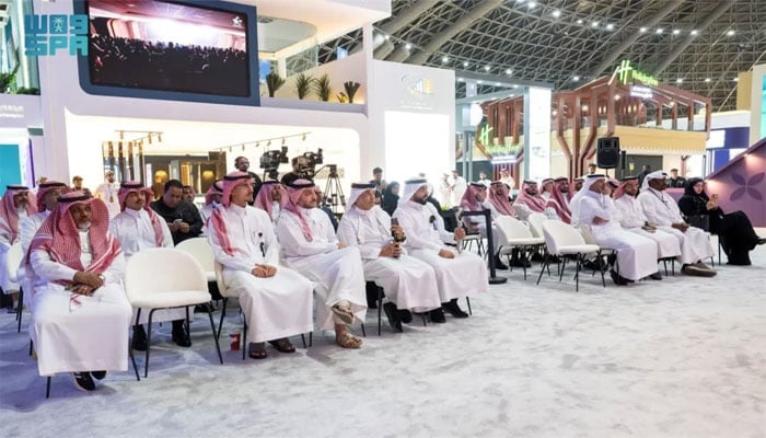 حج کانفرنس اور نمائش کا ایک منظر(تصویر سوشل میڈیا)۔