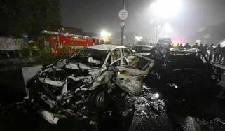 نئی دہلی میٹرو اسٹیشن کے قریب کار میں دھماکا، ہلاکتوں کا خدشہ