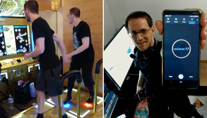 DDR world record achieved by Hungarian gamer after 144 hour dance marathon