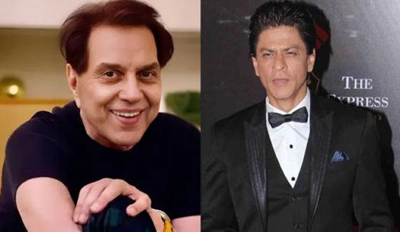 شاہ رخ خان دھرمیندر کی تیمارداری کے لیے اسپتال پہنچ گئے