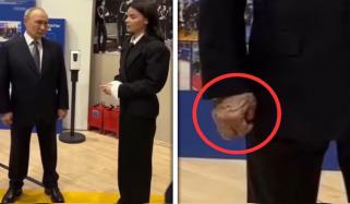 ولادیمیر پیوٹن کے ہاتھ پر سوجن نے نئی بحث چھیڑ دی، صحت سے متعلق خدشات میں اضافہ