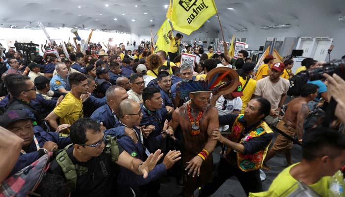 Indigenous protesters breach COP30 venue in Belém, clash with UN security