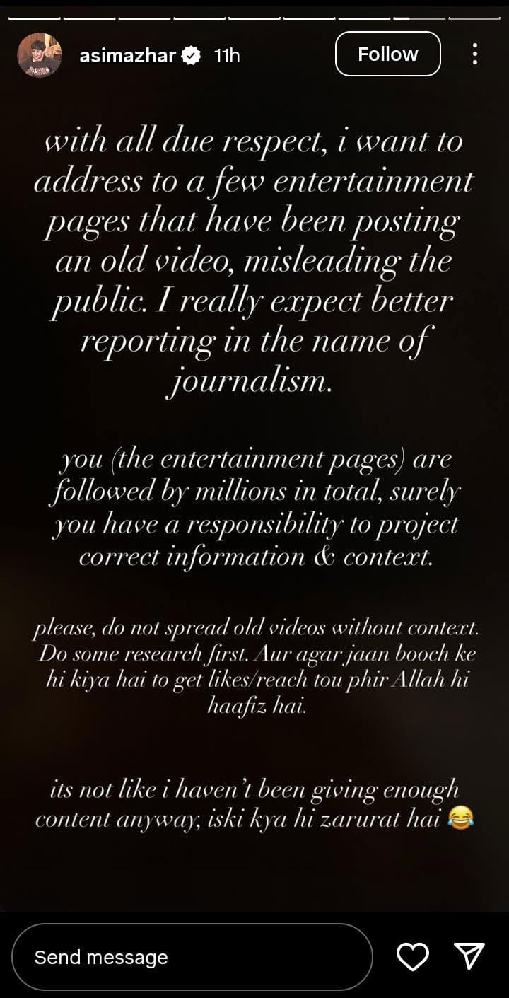 کیا ہانیہ کے بعد میرب نے بھی عاصم اظہر کے کنسرٹ میں شرکت کی؟ گلوکار بھی بول پڑے