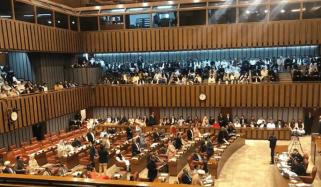 سینیٹ میں 27 ویں آئینی ترمیم کی مزید ترامیم کے ساتھ شق وار منظوری، اپوزیشن کا احتجاج