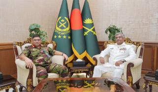 نیول چیف کی بنگلادیشی آرمی، نیوی اور فضائیہ کے اعلیٰ حکام سے ملاقاتیں  