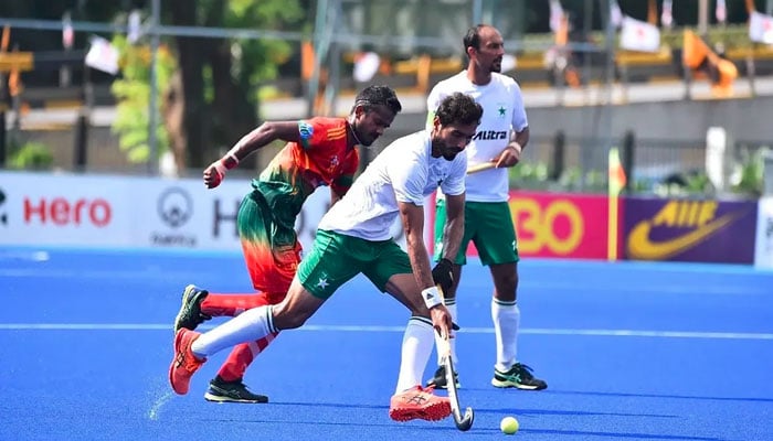 ہاکی ورلڈ کپ کوالیفائنگ راؤنڈ, پاکستان نے بنگلادیش کو چت کردیا