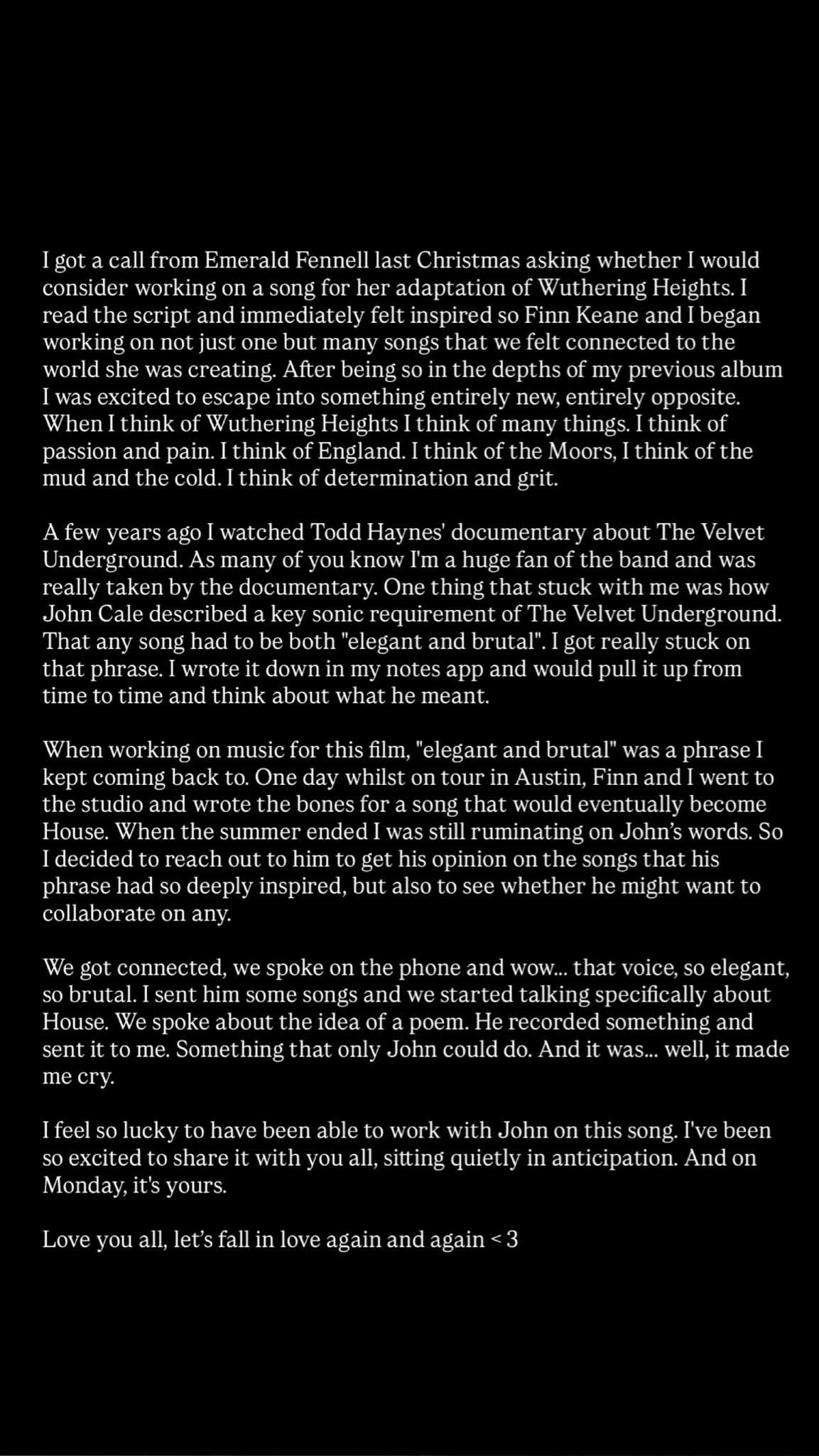 Charli XCX reveals ‘Chain of Love’ details after ‘Wuthering Heights’ trailer