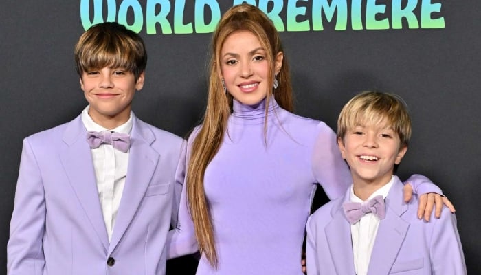 Shakira brings her sons to world premiere of new film Zootopia 2