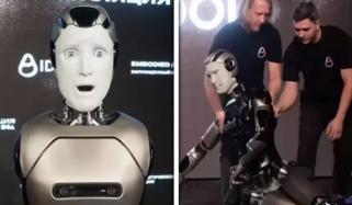 ماسکو میں نیا ’ہیومینائیڈ روبوٹ‘ لانچ ہوتے ہی گر گیا