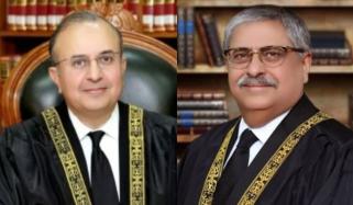 صدر نے جسٹس منصور علی شاہ، جسٹس اطہر من اللّٰہ کے استعفے منظور کر لیے