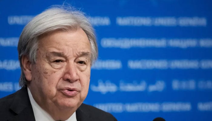 اقوام متحدہ کے سیکریٹری جنرل انتونیو گوتریس