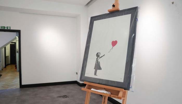 Banksy thief gets 13-month sentence for girl with balloon heist