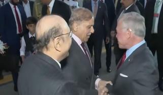 اردن کے شاہ عبداللہ کی 2 روزہ دورے پر پاکستان آمد
