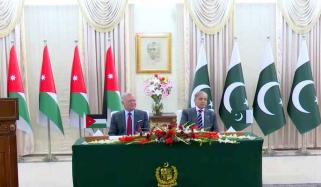 پاکستان اور اردن کے درمیان مختلف شعبوں میں تعاون کی مفاہمتی یادداشتوں کا تبادلہ