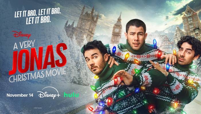 Jonas Brothers celebrate success of their Christmas movie
