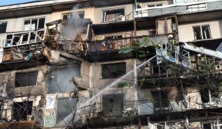 روس: کیف پر ڈرونز اور میزائلوں سے حملہ، 8 افراد ہلاک