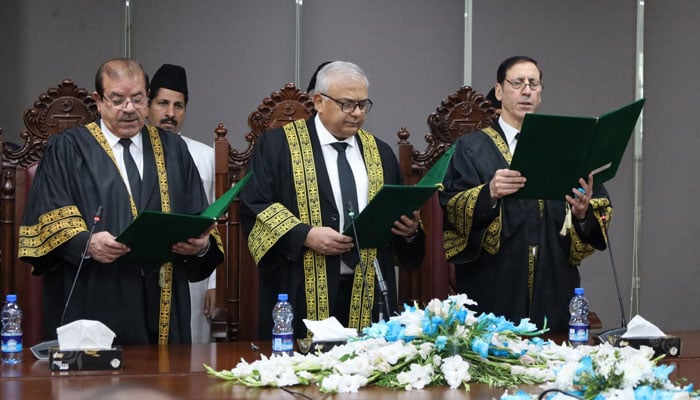 وفاقی آئینی عدالت کے مزید دو ججز نے حلف اٹھا لیا