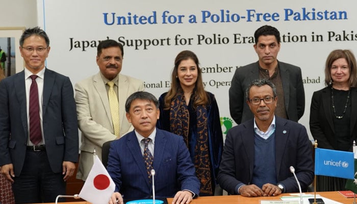 جاپان کا انسداد پولیو پروگرام کیلئے 35 لاکھ ڈالر گرانٹ کا اعلان