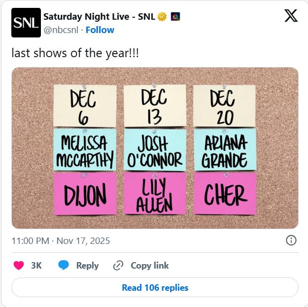 Ariana Grande, Cher team up for ‘SNL’ Christmas special