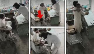 بچی کی معصومیت سے ڈکیت کا دل پگھل گیا، والد ڈکیتی سے بچ گیا، ویڈیو وائرل