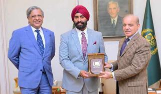 وزیراعظم شہباز شریف سے امریکی سکھ تنظیم کے صدر کی ملاقات