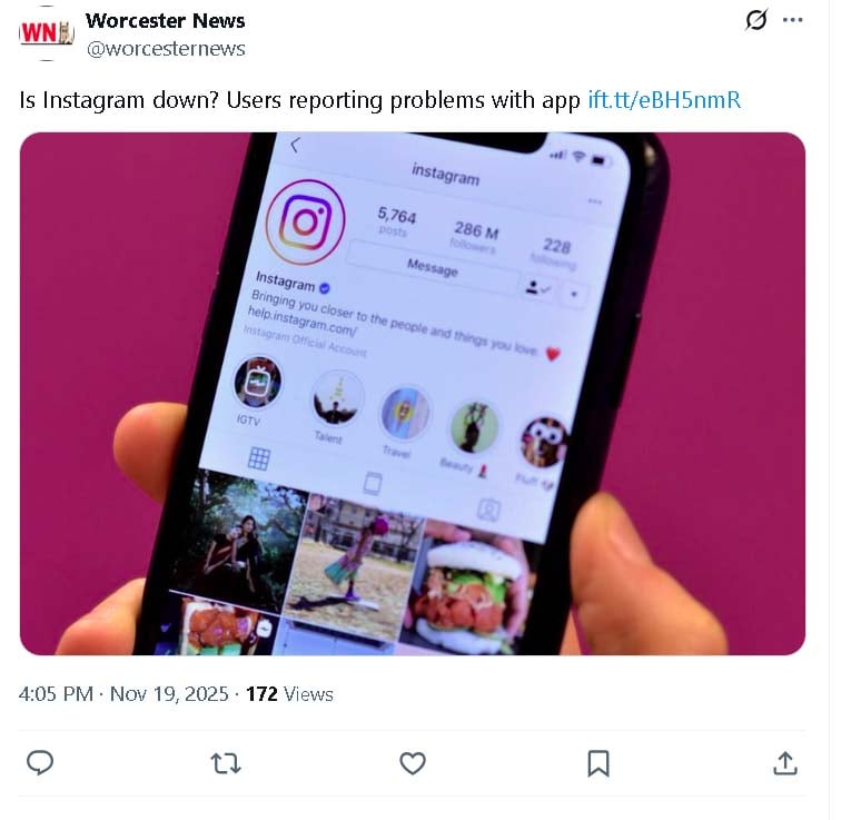 Is Instagram down? Users report outage across US