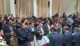 آزاد کشمیر کی 18 رکنی کابینہ نے حلف اٹھالیا