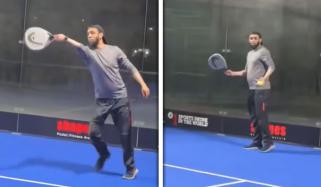 وفاقی وزیرِاطلاعات عطا تارڑ کی پیڈل ٹینس کھیلتے ویڈیو وائرل