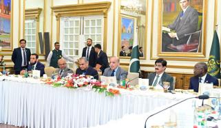 وزیراعظم کی جانب سے سہ ملکی سیریز کی ٹیموں کے اعزاز میں ظہرانہ