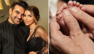 ارباز اور شوریٰ خان نے اپنی بیٹی کی پہلی جھلک دکھا دی