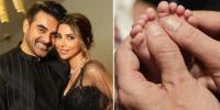 ارباز اور شوریٰ خان نے اپنی بیٹی کی پہلی جھلک دکھا دی