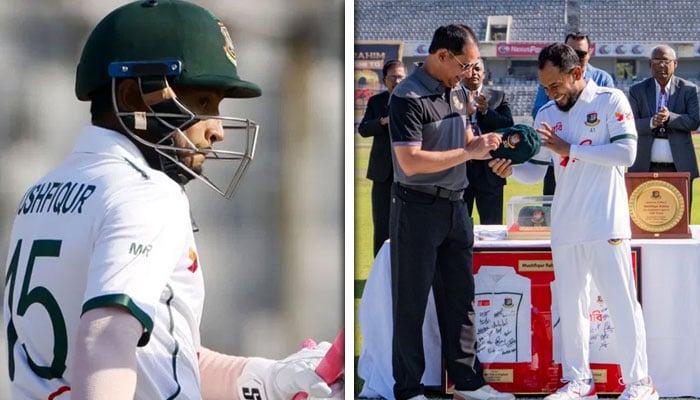 مشفیق الرحیم 100ویں ٹیسٹ میں سنچری بنانے والے کھلاڑی بن گئے