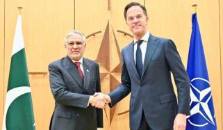 برسلز: اسحاق ڈار کی سیکریٹری جنرل نیٹو سے ملاقات