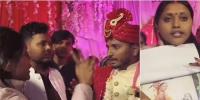 دلہے کی پہلی بیوی اسٹیج پر چڑھ گئی، شادی رکوادی 