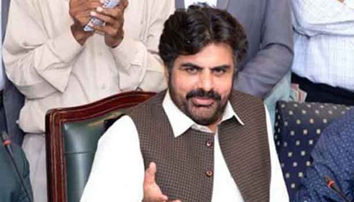 وزیر بلدیات سندھ سید ناصر حسین شاہ(فائل فوٹو)۔