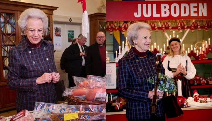 Royal family celebrates century-old Christmas Bazaar tradition in Copenhagen