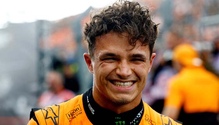 Lando Norris grabs ‘stressful as hell’ pole in wet Las Vegas Qualifying