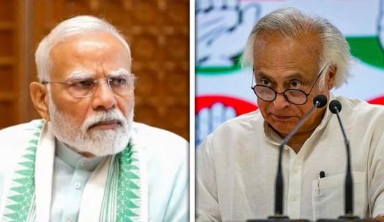 امریکی کانگریس کی رپورٹ پر بھارتی اپوزیشن رہنما جے رام رمیش کی مودی پر سخت تنقید