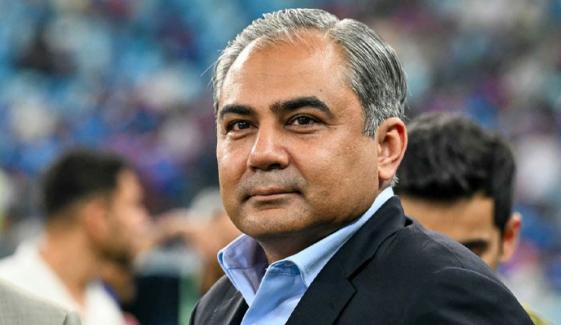 ایشیاکپ رائزنگ اسٹارز: فائنل دیکھنے محسن نقوی دوحہ پہنچ گئے